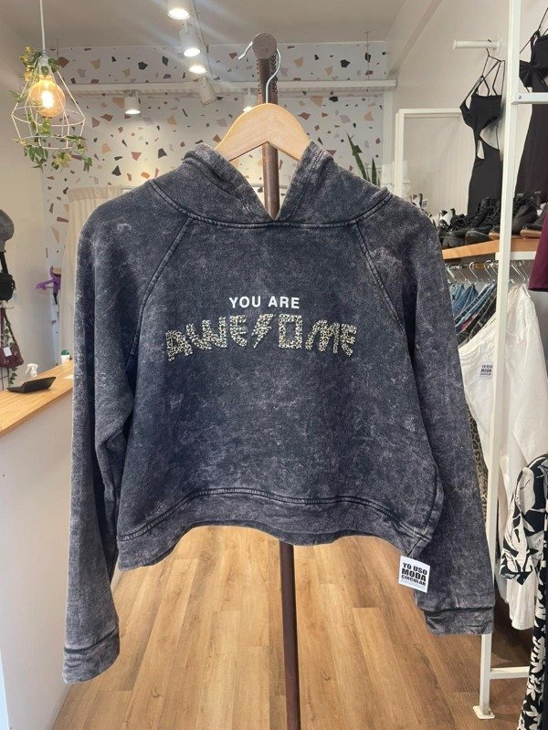 Producto - Buzo gris lavado Awesome talle S/M