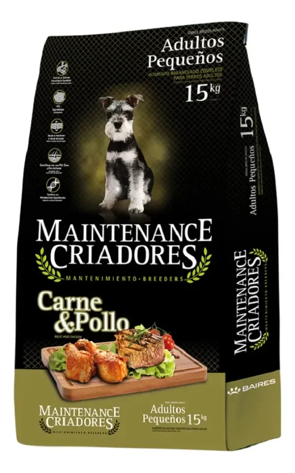Producto - MAINTENANCE CRIADORES ADULTO RAZA PEQUEÑA  ( NUEVO) 15KG