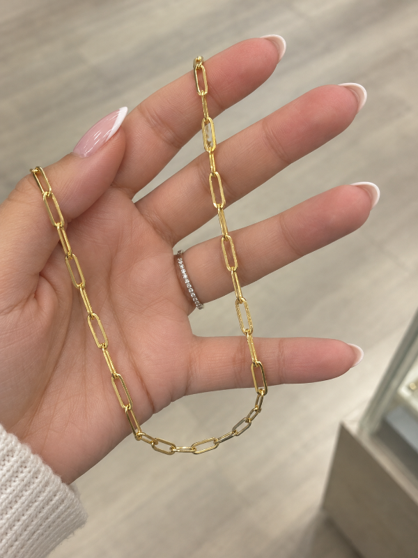 Producto - Cadena acero dorado 001