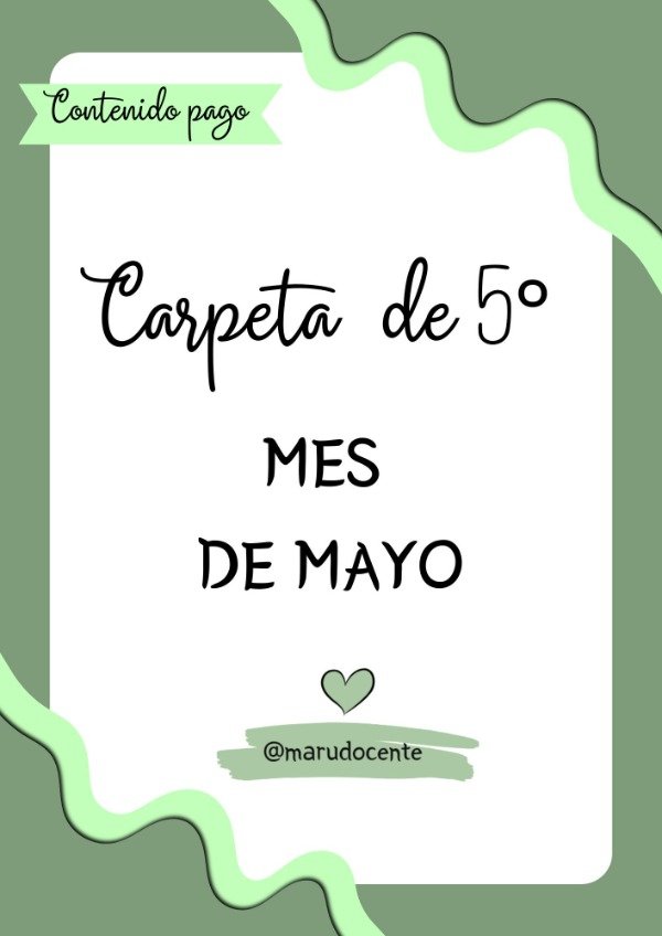 Producto - ACTIVIDADES MAYO QUINTO 4 ÁREAS
