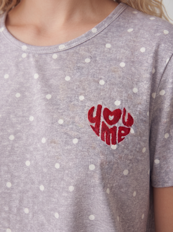 Producto - YOU AND ME PIJAMA REMERA MANGA CORTA Y SHORT - 3