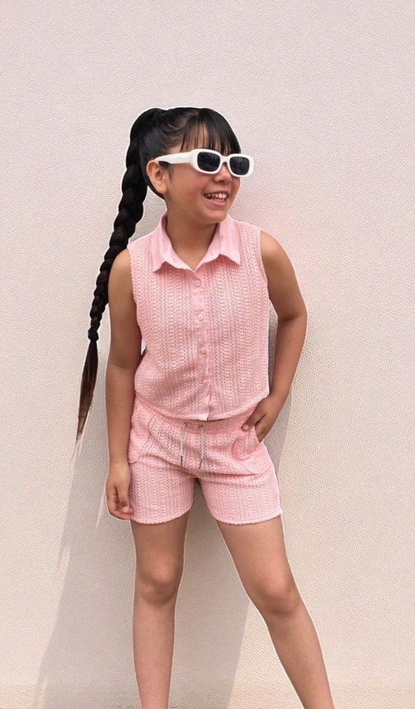 Producto - Conjunto Croqué Rosa Lámour  (CJ4)