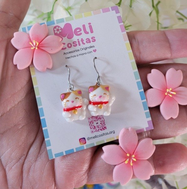 Producto - Aritos gatitos de la fortuna