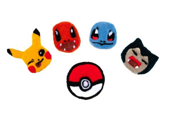 Producto - Mini tapiz tufting inspirado en POKEMON decorativo hecho a mano (por unidad)