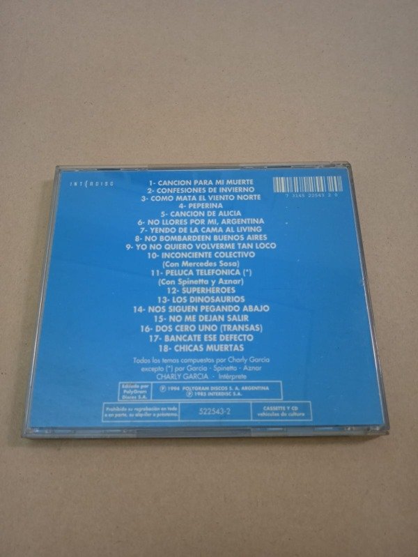 Producto - 12 años - Charly García - Polygram 1994 - 1