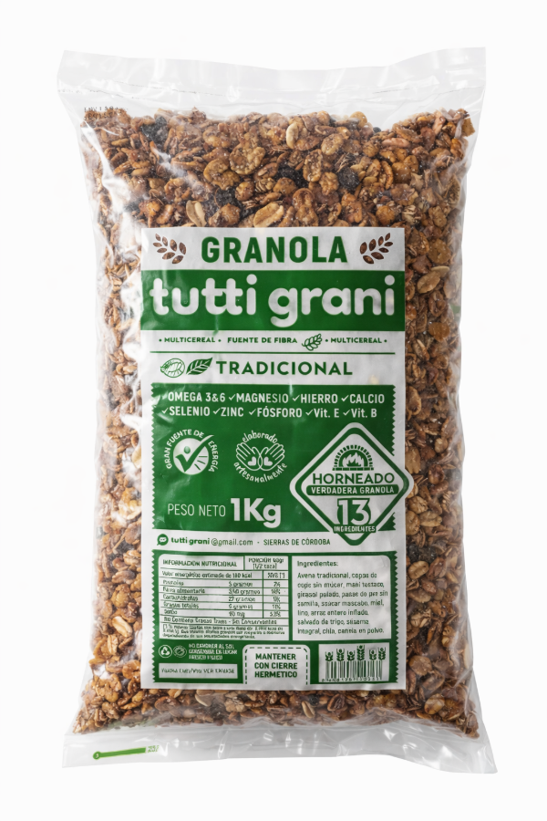 Producto - GRANOLA TRADICIONAL TUTTI GRANI X 1KG