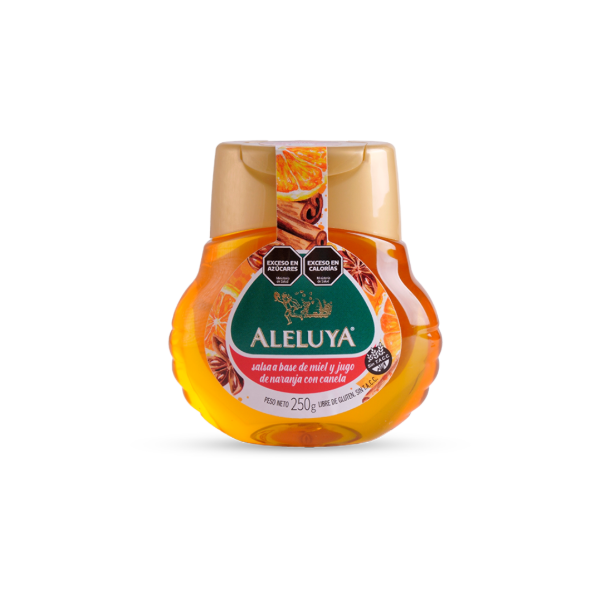 Producto - Miel Líquida Aleluya con naranja y canela x 250grs.