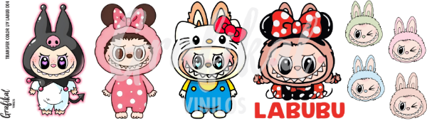 Producto - Transfer Color UV Labubu 004