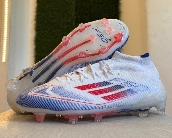 Producto - ADIDAS F50 Botita celeste rojo