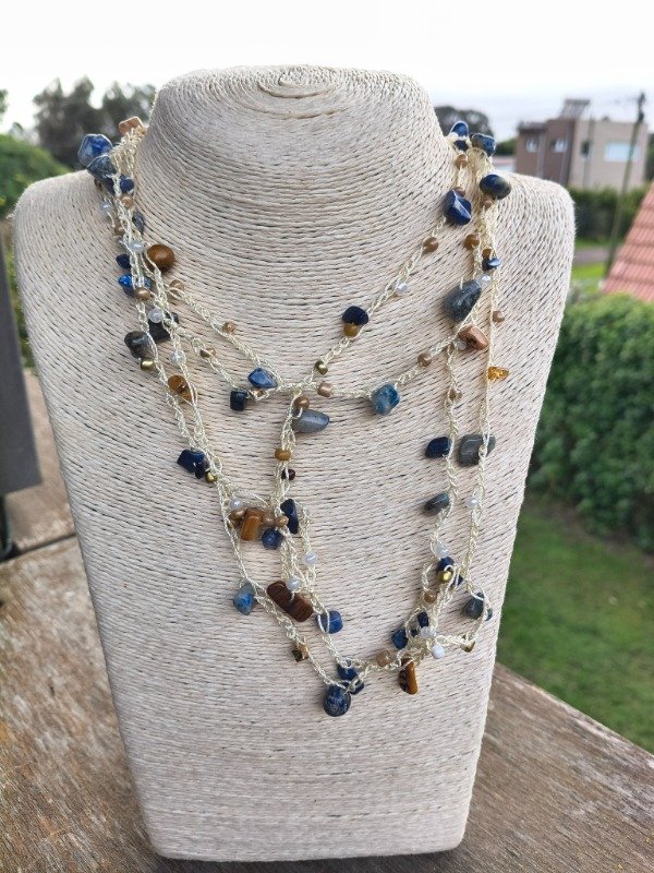 Producto - Collar lapislazuli sodalitas Ipanema mil vueltas - 2