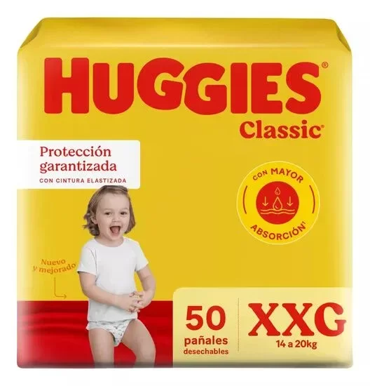 Producto - Pañales Huggies Classic XXG50