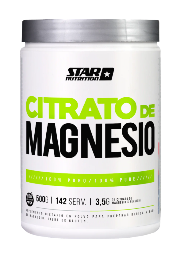 Producto - Citrato de Magnesio Sin Sabor - Polvo 500 Gr