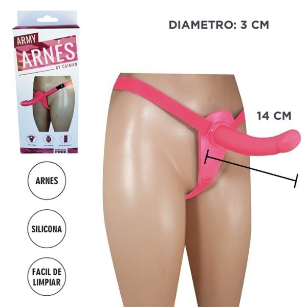 Producto - Arnés top gun rosa