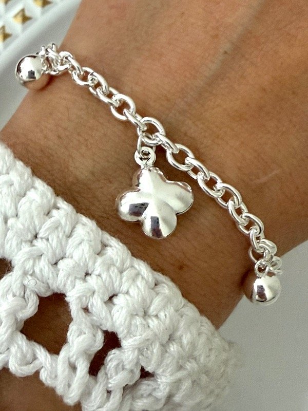 Producto - PB1132 Pulsera multidijes flor inflada 18 cm