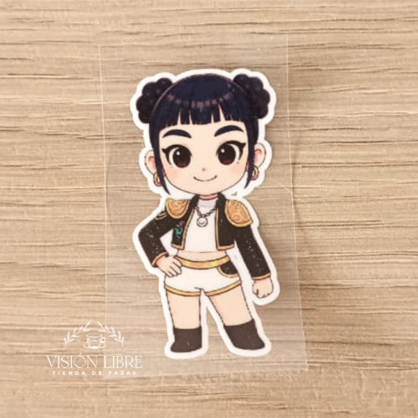 Producto - Stickers Guerreras K-pop 6cm - 2