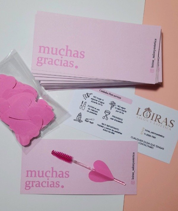 Producto - 100 Porta cepillito o lima (no incluye cepillo o lima)