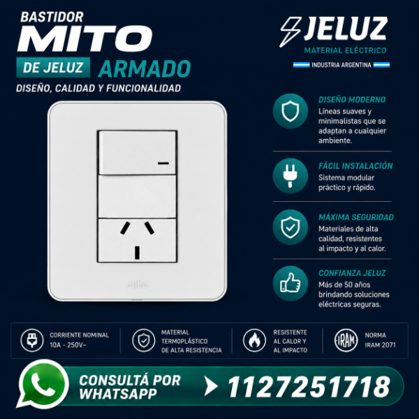 Producto - Bastidores JELUZ Simple Toma O Punto