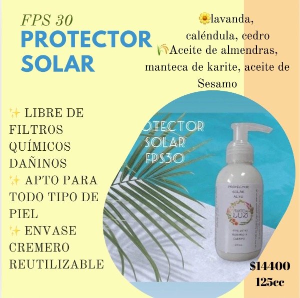 Producto - PROTECTOR SOLAR alto FPS - 125 grms. Con válvula cremera- - 1