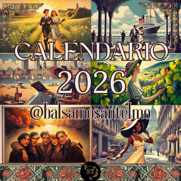 Producto - Calendario 2026 Estilo Retro Vintage