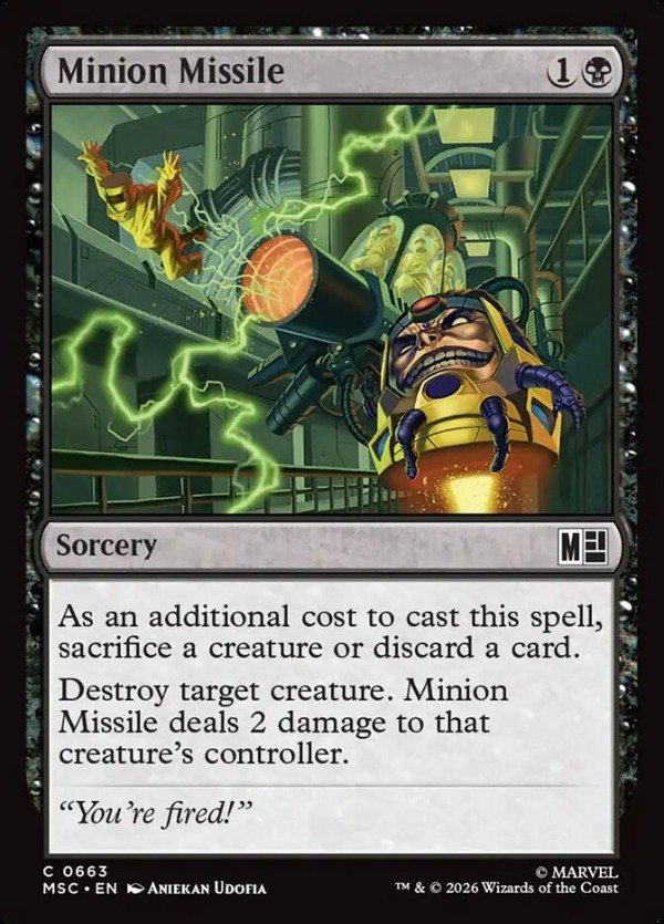 Producto - Minion Missile #663  Marvel Super Heroes Commander