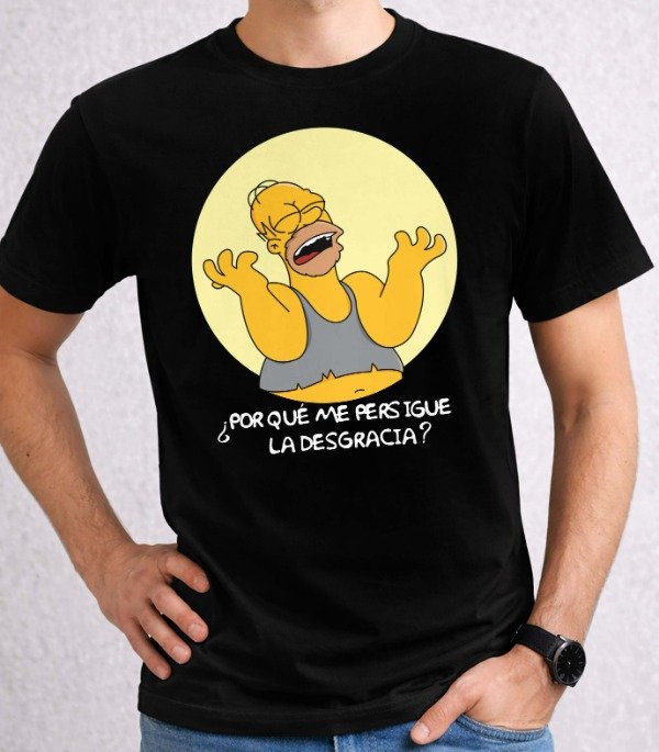 Producto - Remeras Negras Unisex DTF Los Simpsons - 2