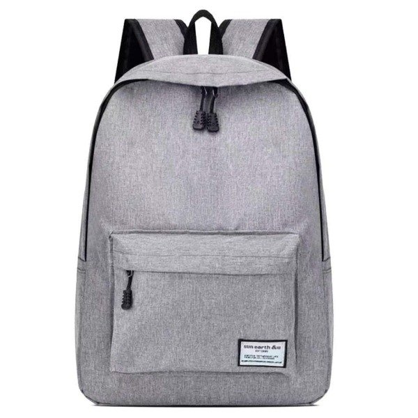 Producto - MOCHILA LISA ECONÓMICA MODS-1107 GRIS