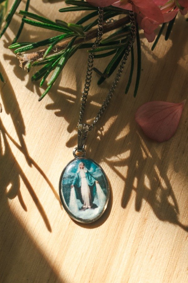 Producto - Medalla Virgen Milagrosa de Acero