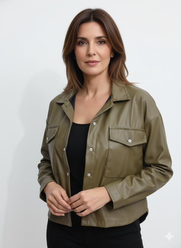 Producto - CAMISA ECOCUERO VERDE