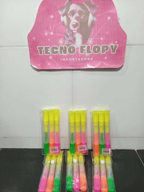 Producto - Resaltador doble punta x3