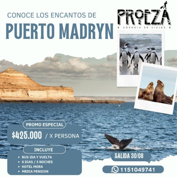 Producto - Puerto Madryn en Agosto