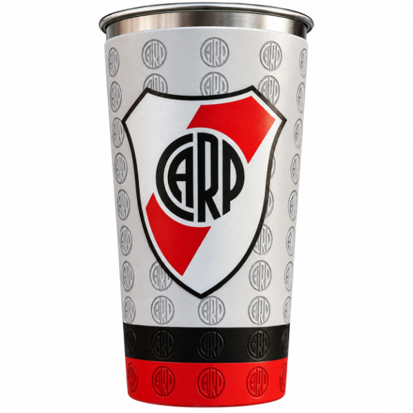 Producto - Vaso River Plate Blanco 1LT