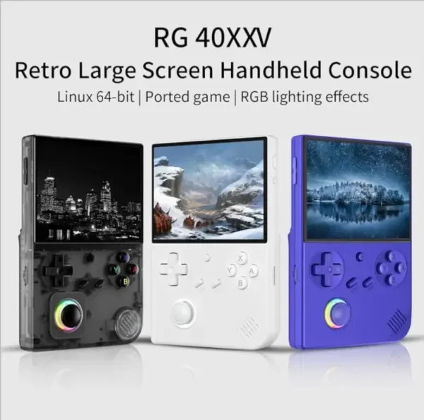 Producto - Consola Portatil Gaming Anbernic RG40XXV Retro +1000 Juegos