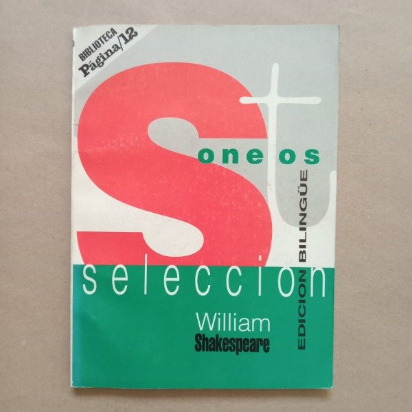 Producto - Sonetos de William Shakespeare. Selección. Bilingüe
