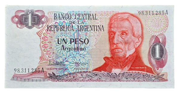 Producto - 1 Peso Argentino (Lopez - Garcia Vazquez) Bott.2604 Aunc