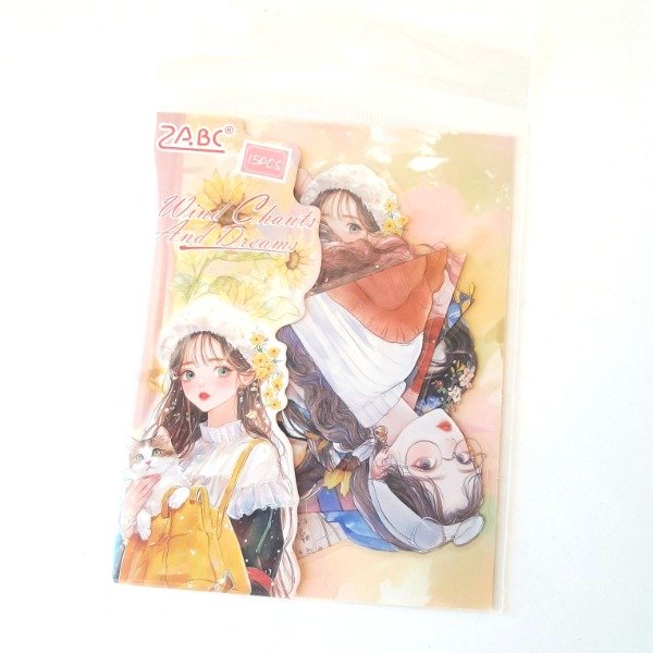 Producto - Set de 15 stickers - Wind Chants and Dreams