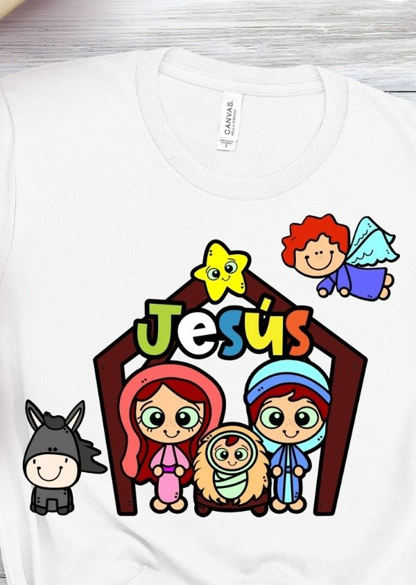 Producto - Camisetas Nacimiento de Jesús Navidad