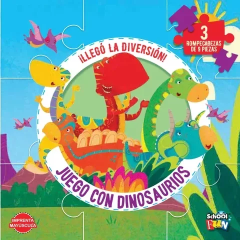 Producto - Libro llego la diversión con rompecabezas plow