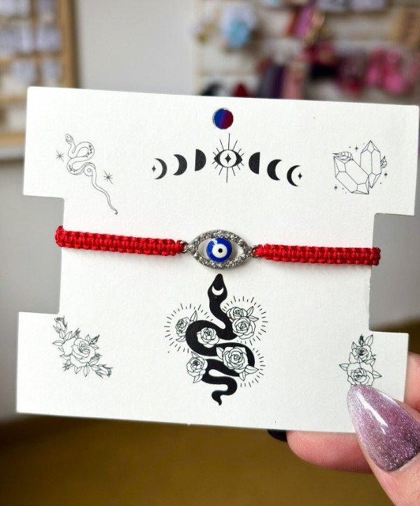 Producto - PULSERA TEJIDA OJO TURCO