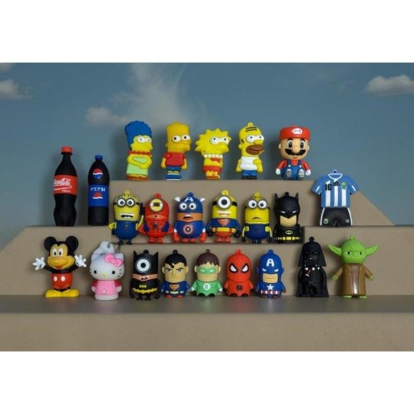 Producto - Pendrive personajes 32gb R E A L E S !!! 2.0 CHEQUEADOS!