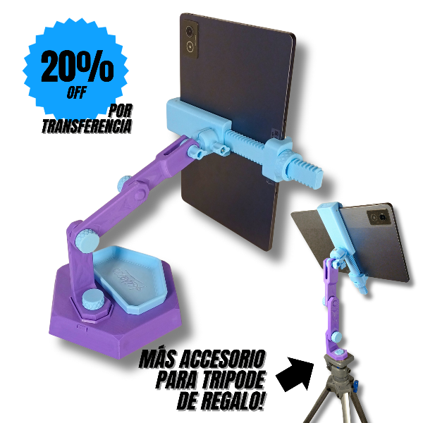 Producto - Flexo Tablet 2.0 + Accesorio tripode de regalo