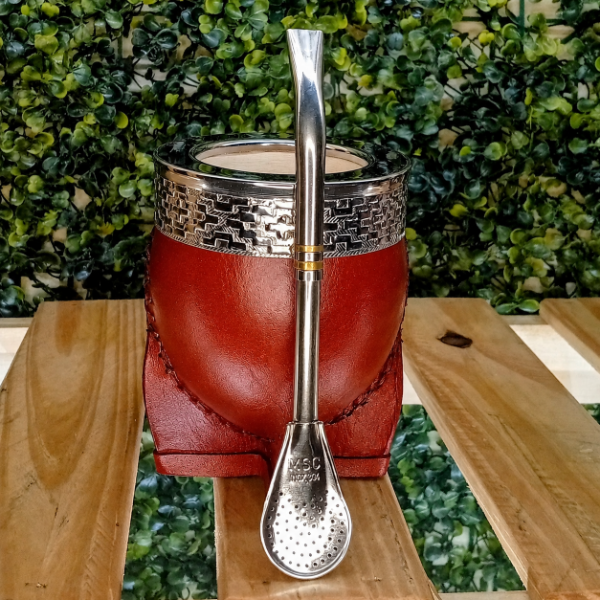 Producto - MATE IMPERIAL PREMIUM + BOMBILLA + GRABADO ( BORRAVINO ) - 0