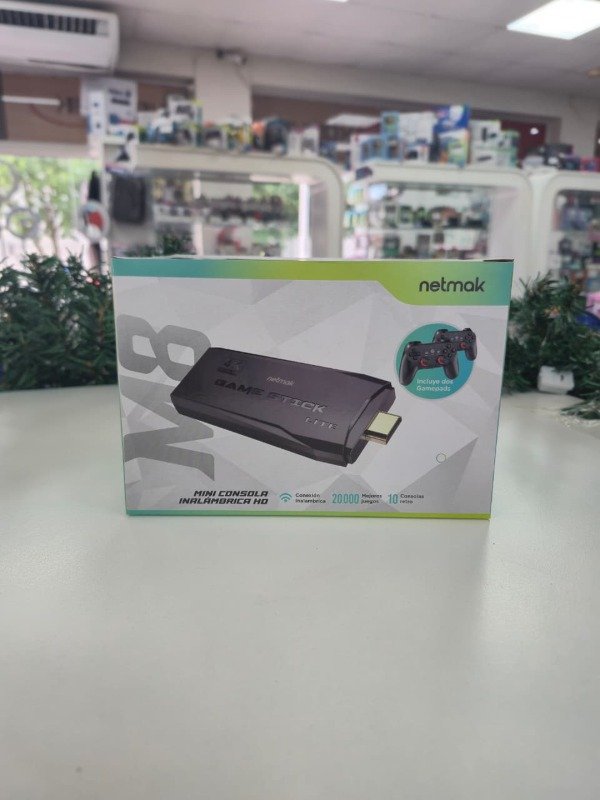 Producto - Mini Consola TV HDMI Emula 10 Consolas Netmak NM-M8
