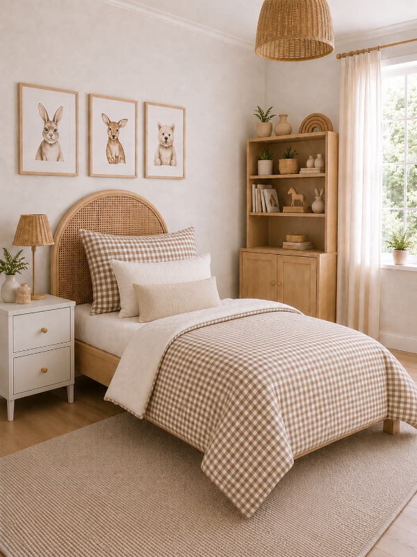 Producto - Almohadón Vichy Cotton mini arena