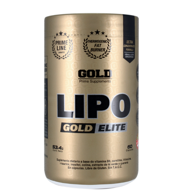 Producto - LIPO GOLD ELITE - Quemador de grasas x60 caps.