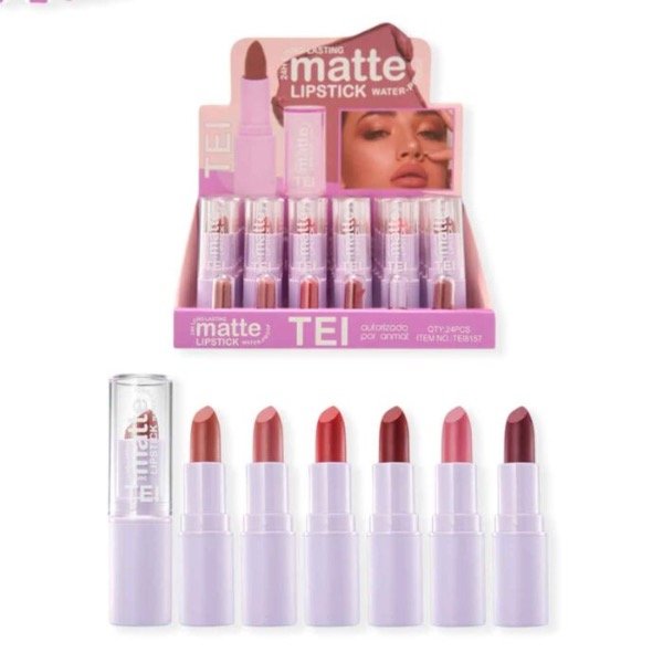 Producto - Labial Matte Tei Violeta24hs Waterproof