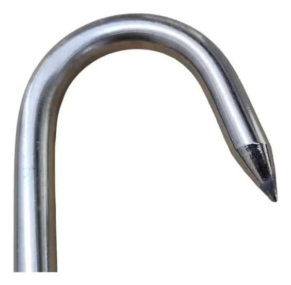 Producto - Gancho Carnicero  Acero Cromado Modelo 10x8 - 2