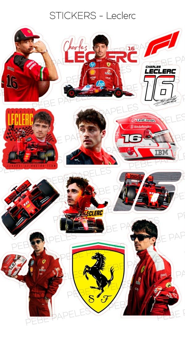 Producto - Stickers Leclerc