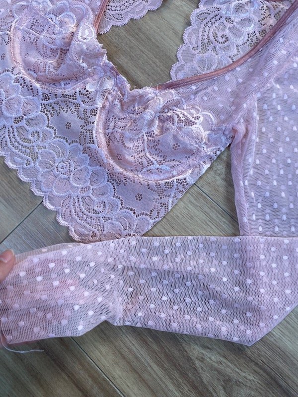 Producto - Bustier Con mangas rosa