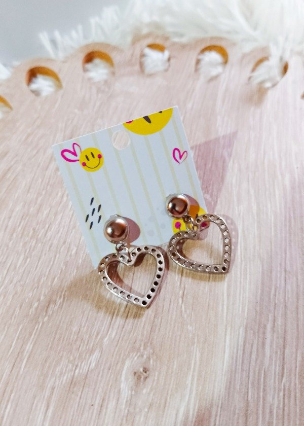 Producto - Aros corazón calado