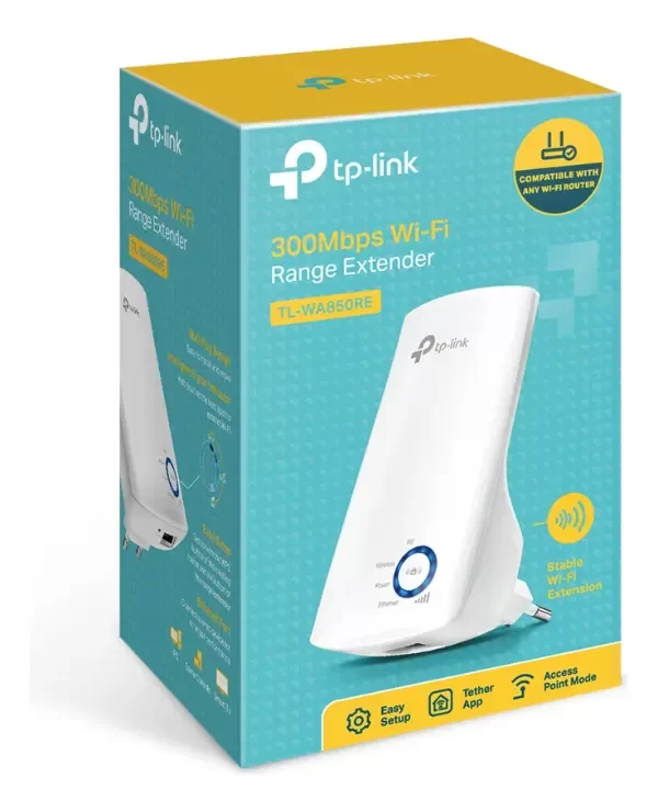 Producto - Extensor de Rango Inalámbrico N 300Mbps TL-WA850RE Repetidor TP LINK
